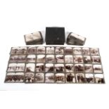 A cased set of Underwood & Underwood 'The Japanese Russian War Through the Stereoscope'.