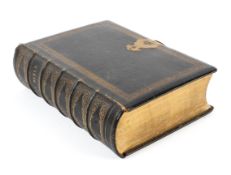 A Victorian leather and brass bound copy of The Imperial Family Bible.