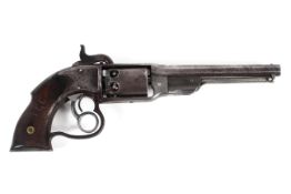 A 19th century 36 calibre Savage Revolving Firearms Company Navy model six shot percussion cap