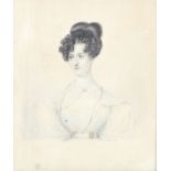A Victorian portrait miniature of a lady.