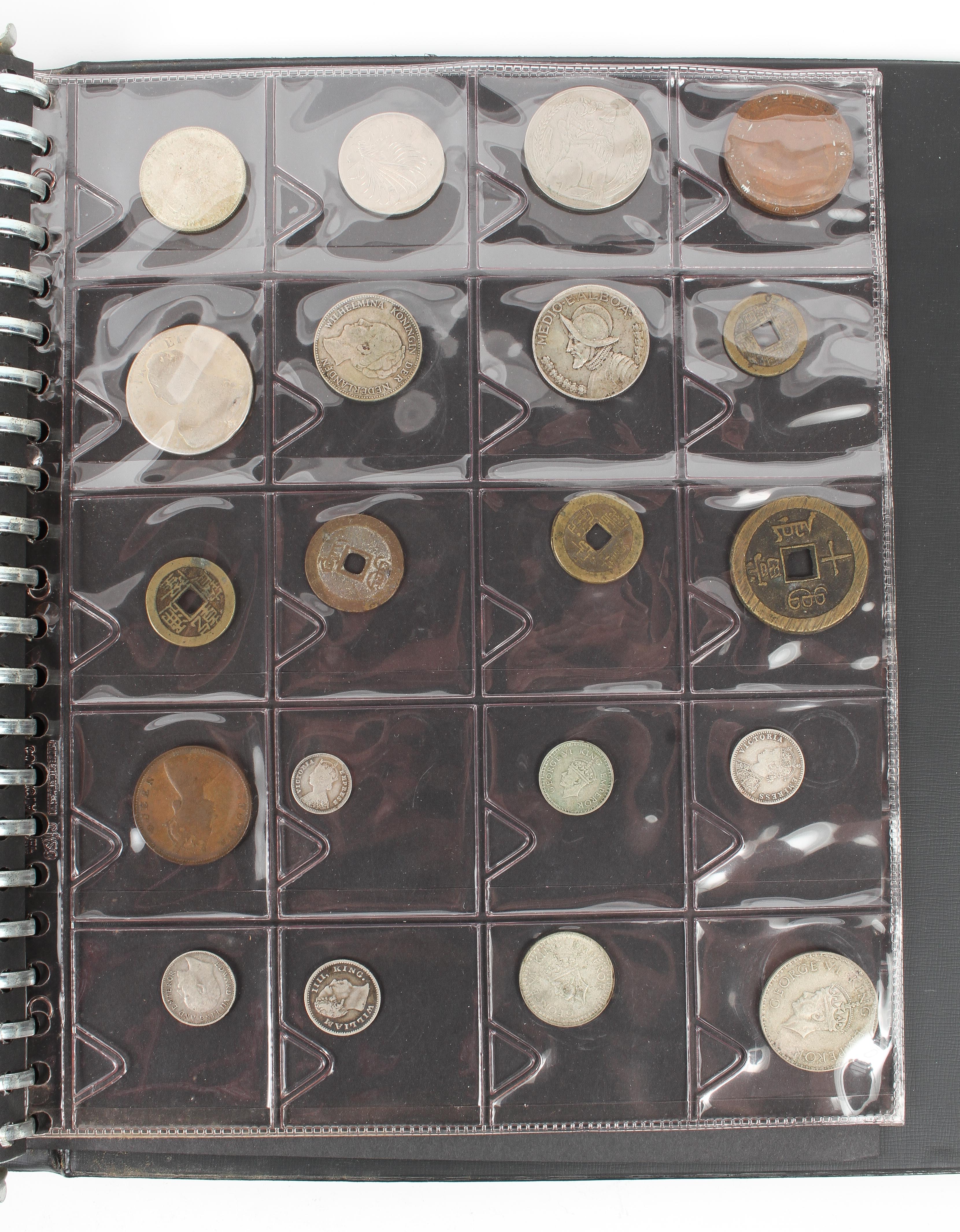 A world coin album, mainly 18th and 19th century coins including silver. - Image 3 of 4