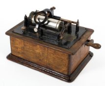 A Thomas Edison Standard phonograph.