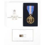Queen Elizabeth II Golden Jubilee medal, 1952-2002.