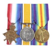 A WWI trio medal group.