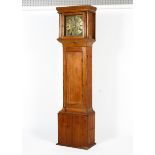 An 18th century 36 hour brass William Monk Barwick (local maker) St John longcase clock.
