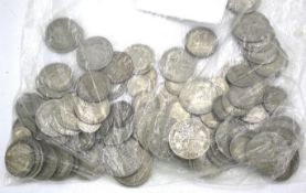 An assortment of English coinage including silver 1920-1946.