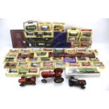 A large assortment of diecast model vehicles.