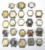 A large quantity of watch heads.