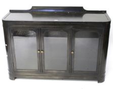 A contemporary cast metal glazed kitchen unit.
