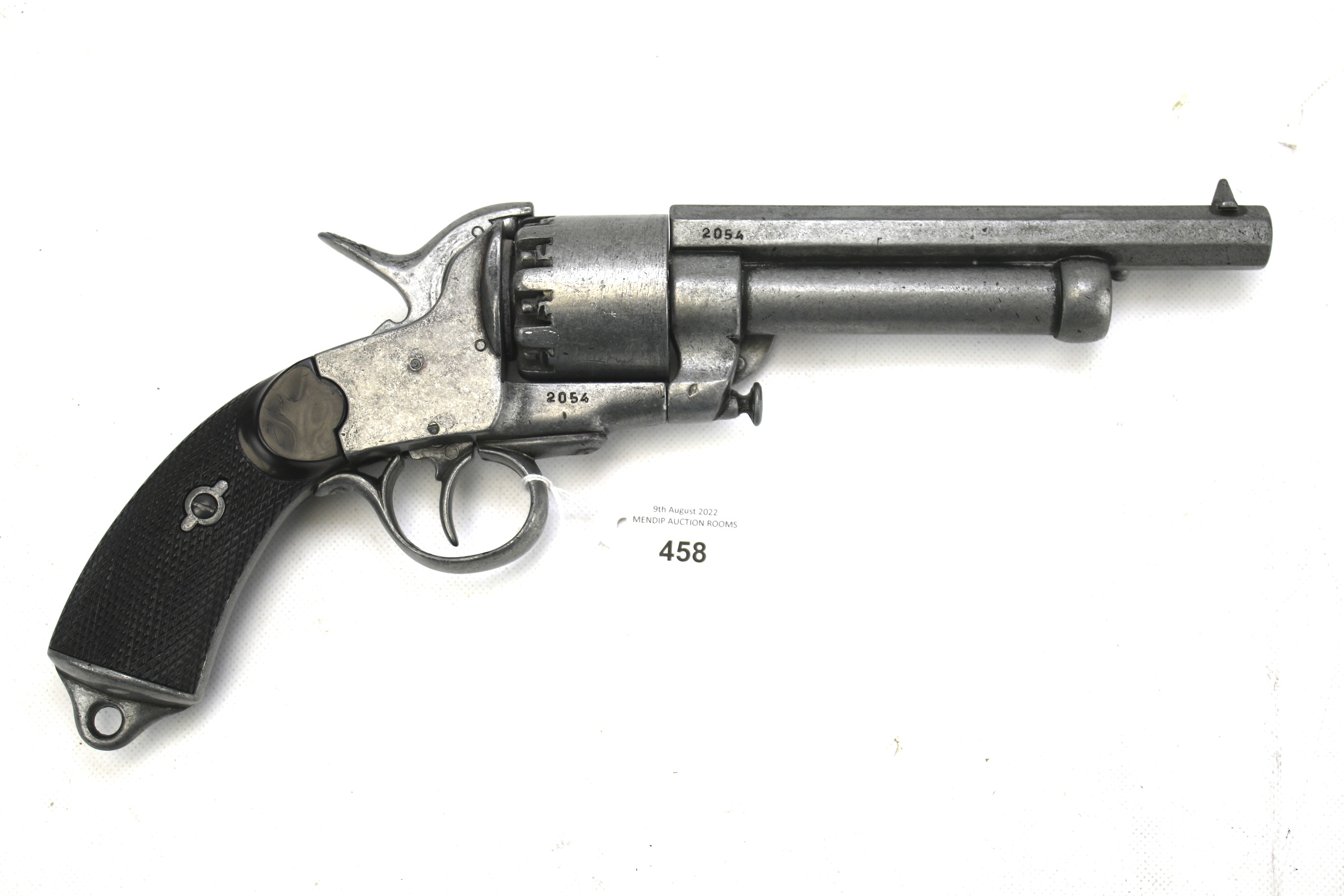 A model ten shot revolver.