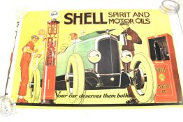 A 1969 Shell advertising poster.