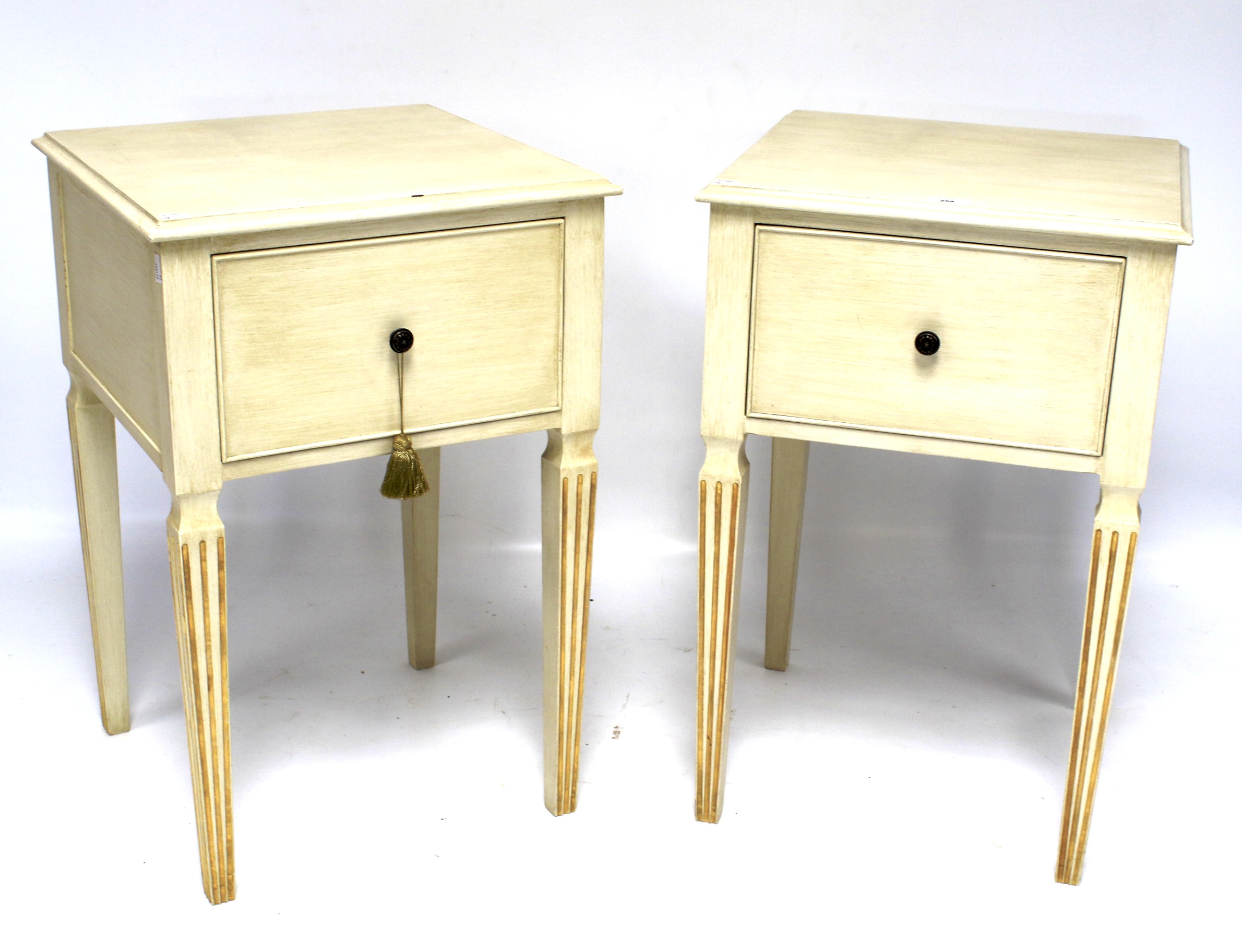 Two contemporary bedside cabinets.