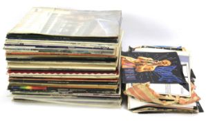 Assorted 1970’s and later vinyl LP’s.