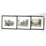 Three Graham Bannister black and white prints.