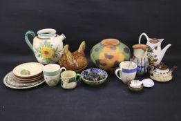 An assortment of mixed ceramics.