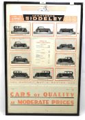 An Armstrong Siddeley car poster.