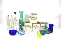 An assortment of glassware.