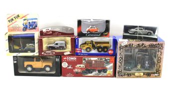 An assortment of boxed diecast.