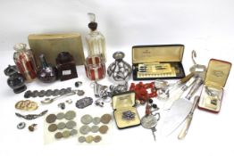 An assortment of collectables.