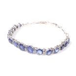 A Far Eastern sapphire bracelet.