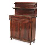 A Victorian mahogany chiffonier.