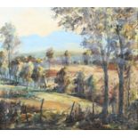 Maurice M Kennedy, Albany Landscape, Porongurups, oil on board.