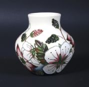 A modern Moorcroft globular vase.