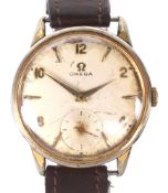 A vintage gentleman's Omega manual wind wristwatch.