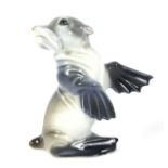 A mid 20th century Rosenthal seal lion or seal pup.