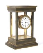 A Matthew Norman brass carriage clock.