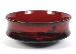 A Royal Doulton Flambe bowl.