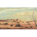 RA Coe (Western Australia, 20th Century), Kimberley Landscape, oil on board, signed mid-lower left,