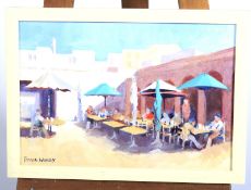 Paul Winby (20th/21st Century), Cornmarket Cafe, oil on canvas.