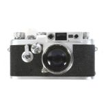 An Ernst Leitz Wetzlar Leica III G 35mm rangefinder camera