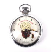 A vintage Guinness Time Ingersoll pocket watch.