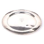 An American Sterling silver circular tray or dish.