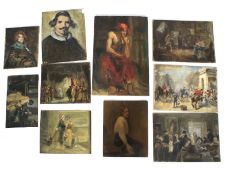 A collection of oil sketches by Frederic Charles Winby (1875-1959).