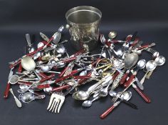 An assortment of silver plate.