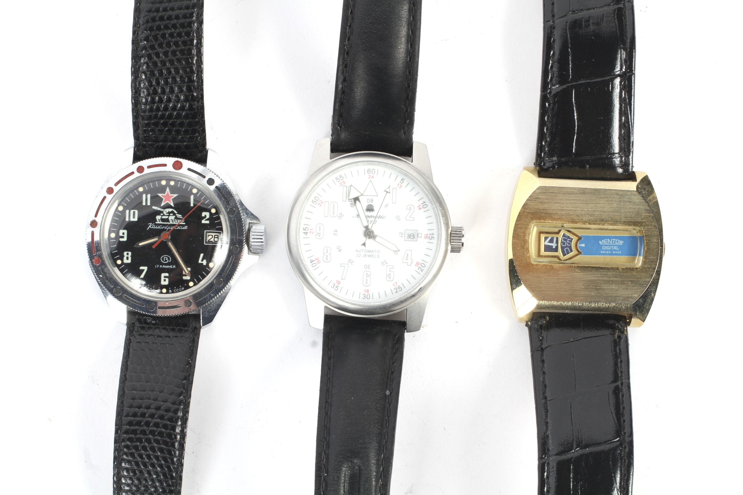 Three vintage gentlemans wristwatches. - Image 2 of 2