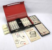 A 20th century Mahjong set, in original case.