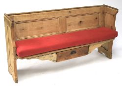 A 20th century adapted pew.