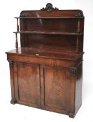 A Victorian mahogany chiffonier.