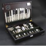 An EPNS Butler canteen of cutlery from the 'Kitemark' collection.