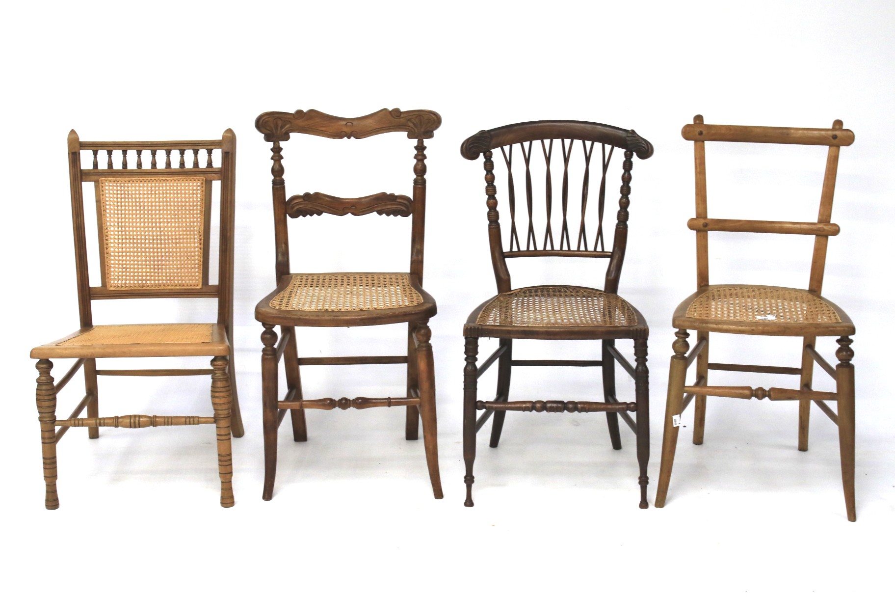 Four 19th & 20th century chairs.