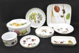 A collection of Royal Worcester 'Evesham' ceramics.