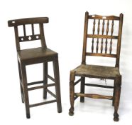 Two 19th century armchairs.