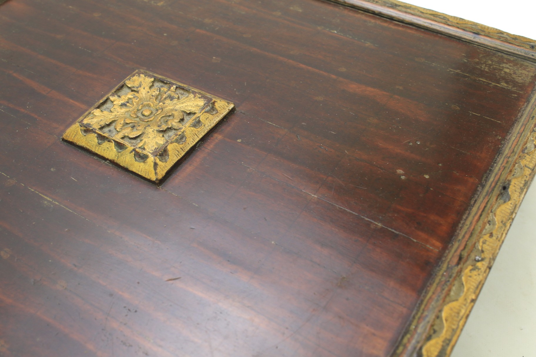 A wooden oriental table. - Image 2 of 2