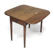 A 20th century mahogany gateleg table.