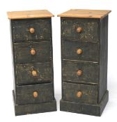 A pair of 20th century chests.