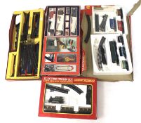 Four boxed OO gauge train sets. Comprising a Hornby 'GWR Branch Passenger Electric Train Set' R.
